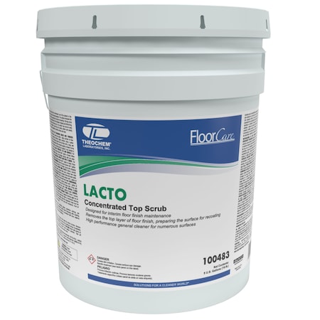 Theochem LACTO TOP SCRUB - 5 GL PAIL, Spray Buff and Restorer 100483-99990-1P